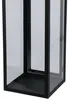 2tlg Metall Laternen Set Schwarz Gartenlaterne Windlicht Produktbild-Vorschau 3