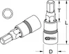 KS Tools 918.1604, Buchse, 1/2", Metrisch, 1 Kopf/Köpfe, 4 Produktbild-Vorschau 2