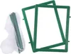 Two green frames and a white mesh bag with green rods inside, on a white background. Anteprima dell’immagine prodotto