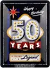 Nostalgic-Art - Blechschild 15x20 cm - 50 Years Birthday Produktbild-Vorschau 1