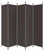 vidaXL Set da 5 pannelli divisori Braun 250x200 cm in Anteprima dell’immagine prodotto 4