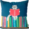 VOID Katze Lesen Geschichten Kissenbezug Kissenhülle Produktbild-Vorschau 1