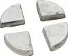 4 Untersetzer für Blumentopf | Grau-Weiß | 9cm x 9cm x 2cm Produktbild-Vorschau 4