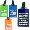 GKA 2 Stück Lustiger Kofferanhänger mit Spruch in deutsch Produktbild-Vorschau 2