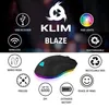 A marketing image showcasing a gaming mouse with various features highlighted by icons and text. Produktbild-Vorschau