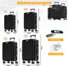 KESSER® Reisekoffer Set 4-teilig | Kofferset + Handgepäck | Produktbild-Vorschau 2