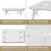 Wandklapptisch Schreibtisch Tischplatte 70x40 cm in Weiß Produktbild-Vorschau 5