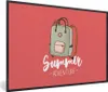 MuchoWow® Gerahmtes Poster Reisekoffer - Weiß - Rosa 60x40 Produktbild-Vorschau 1