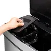 RIBELLI Sensor Poubelle 72 L, 4 compartiments, argent -  Voir les images du produit 8