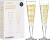 Goldnacht Champagnerglas-Set H23 Von Nathalie Jean | Rurik Produktbild-Vorschau 1