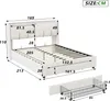 UnboxG Polsterbett 160x200cm mit Ladefunktion (USB&Typ-c), Produktbild-Vorschau 7