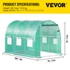 VEVOR Bogendach Gewächshaus Foliengewächshaus Treibhaus Produktbild-Vorschau 7