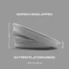 A folded laundry basket is shown with dimensions and feature text. Produktbild-Vorschau
