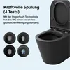 doporro Wand WC Design WC schwarz matt inkl. Softclose Produktbild-Vorschau 5