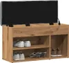 Lavička na topánky Artisan Dub 82x32x45,5 cm Konštrukčné Náhľad obrázku produktu 3