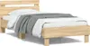 vidaXL Cadre de lit sans matelas avec tête de lit en chêne Voir les images du produit 1