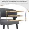 Flieks lot de 6 chaises de salle à manger, chaise de salle Voir les images du produit 3