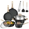 Topfsets, 12-teilige Kochtopfset Antihaft-beschichtete, Produktbild-Vorschau 1