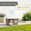 Katzenhaus Outdoor Hundehütte Hundehöhle kleine Hunde Produktbild-Vorschau 5