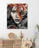 Diamondi - Diamond painting - TIGERFRAU, 40X50 cm, mit Produktbild-Vorschau 2