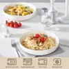 Assiette creuse en porcelaine, 4 pièces Bol à soupe, Voir les images du produit 4
