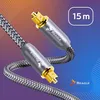 Câble Optique Toslink 15M Hq Spdif Digital Audio Cable Voir les images du produit 9