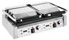 A professional studio shot of a commercial-grade double panini press. Náhled obrázku produktu