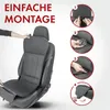 An image showing the steps for installing a car seat cover. Produktbild-Vorschau