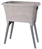 Bathroom Solutions Waschekorb auf Beinen - beige - 35 ltr - Produktbild-Vorschau 2