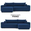IDOHOME-Gepolstertes Ecksofa PIANO XL mit Schlaffunktion Produktbild-Vorschau 5