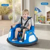 COSTWAY 12V Autoscontro per bambini girevole a 360°, 2 in 1 Anteprima dell’immagine prodotto 9