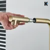 FELIX | Premium Edelstahl ausziehbare Küchenarmatur Gold Produktbild-Vorschau 4