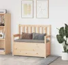 Lavice 112,5x51,5x96,5 cm masivní borovice Náhled obrázku produktu 2