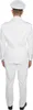 A person wearing a white captain's uniform, viewed from the back. Produktbild-Vorschau