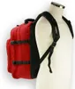 A red Eastpak backpack is displayed on a mannequin. Anteprima dell’immagine prodotto