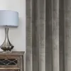 Vorhang Taupe Kräuselband 140x145 cm Verdunkelung Samt Produktbild-Vorschau 4