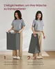 Two women demonstrating two ways to use a laundry basket. Produktbild-Vorschau