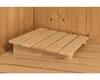 Massivholzsauna Karibu Melanit 2 ohne Ofen mit Dachkranz Produktbild-Vorschau 6