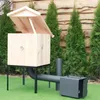 Räucherkammer Räucherei Holz 50x50x50 cm Imprägniert Produktbild-Vorschau 5