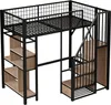 A loft bed with integrated stairs and storage. Náhled obrázku produktu