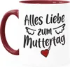 Kaffee-Tasse Alles Liebe zum Muttertag Flügel Herz Geschenk Produktbild-Vorschau 2
