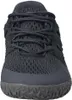 A close-up, front-facing view of a dark blue athletic shoe. Produktbild-Vorschau