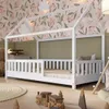 Crazy Pine Letto a Casetta 100x200 cm – Letto Montessori Anteprima dell’immagine prodotto 1