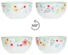 18tlg Frühstücksset Variant Blümchen Porzellan 6 Personen Produktbild-Vorschau 5