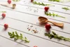 Wallario Poster - Küche  Ruccola, Tomaten und Gewürze, Produktbild-Vorschau 1