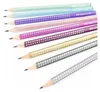 A collection of colored pencils with dotted grips, arranged diagonally on a white background. Podgląd zdjęcia produktu