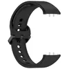 A black watch strap is shown against a white background. Produktbild-Vorschau