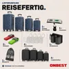 ONBEST Hartschalen Koffer Set | 4-teilig | Blau | mit Produktbild-Vorschau 11