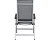 A back view of a folding chair. Produktbild-Vorschau