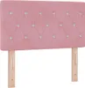 vidaXL Kopfteil Rosa 80 cm Samt Produktbild-Vorschau 1